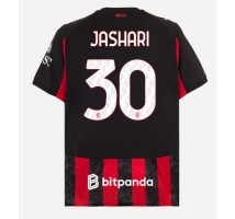 AC Milan Ardon Jashari #30 Koszulka Podstawowa 2025-26 Krótki Rękaw